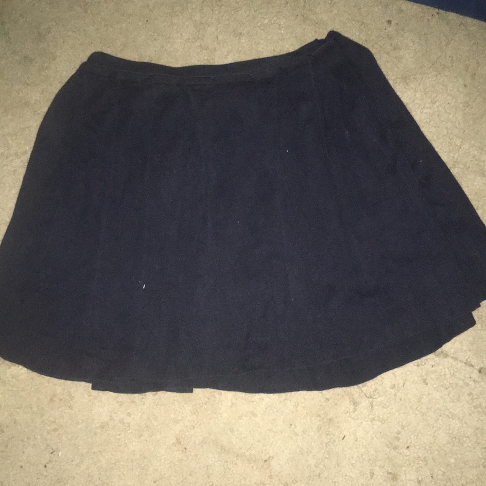 Navy blue skater skirt